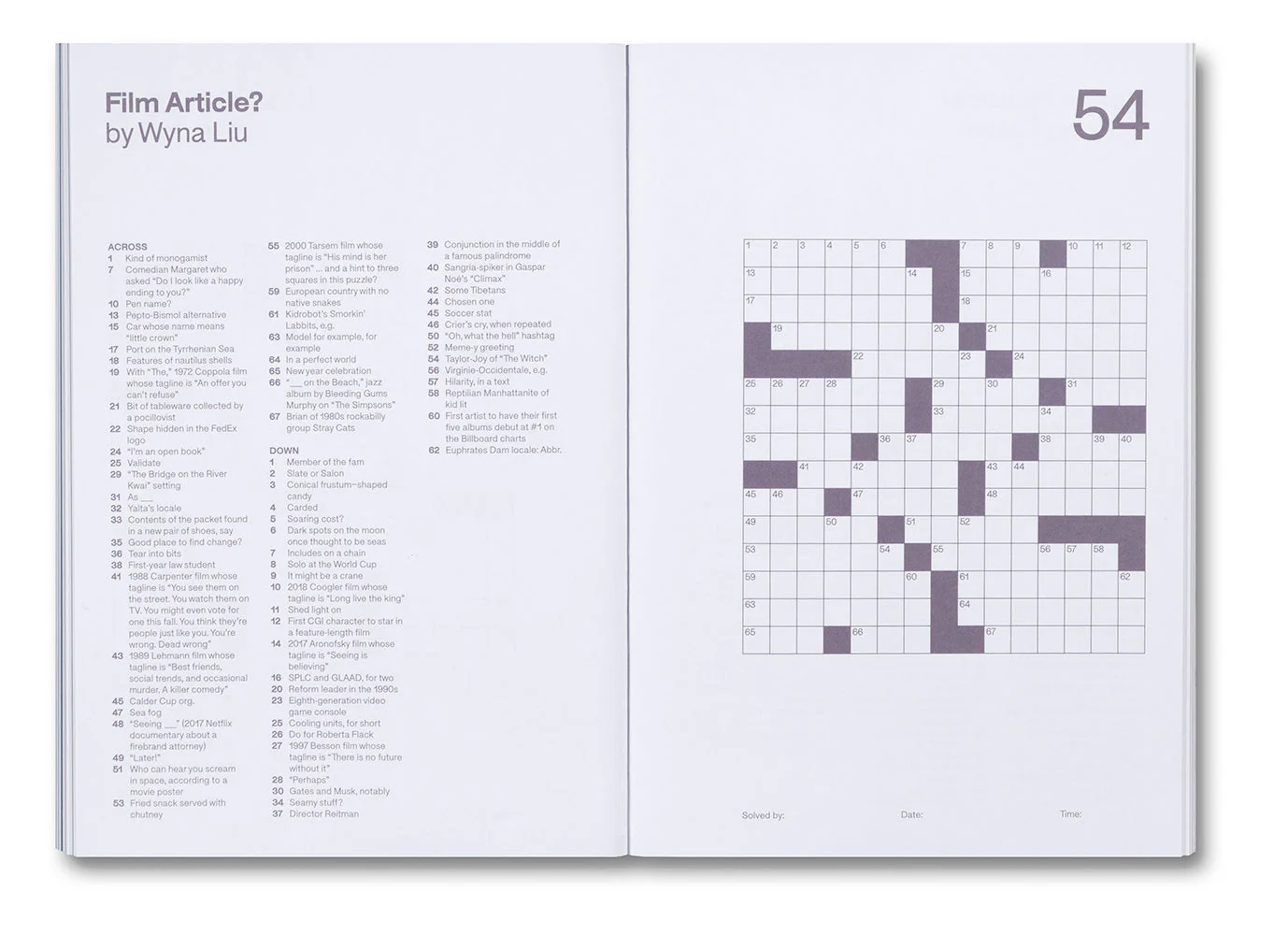 99 Movie Crosswords - Image 8