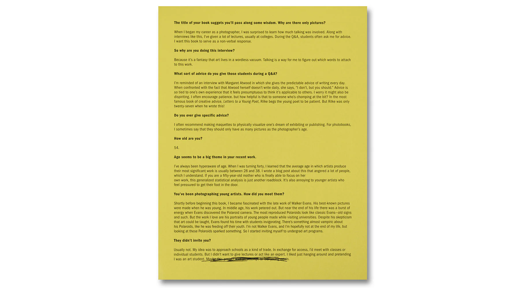 Advice for Young Artists - Image 26
