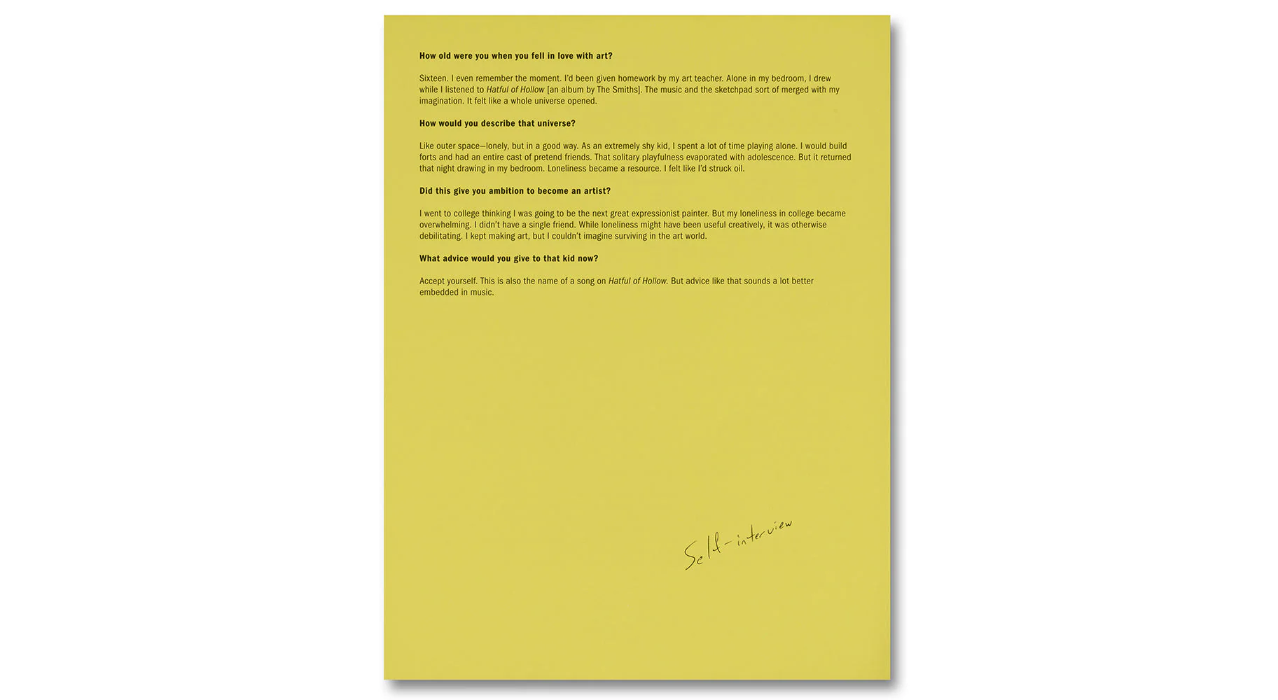 Advice for Young Artists - Image 27