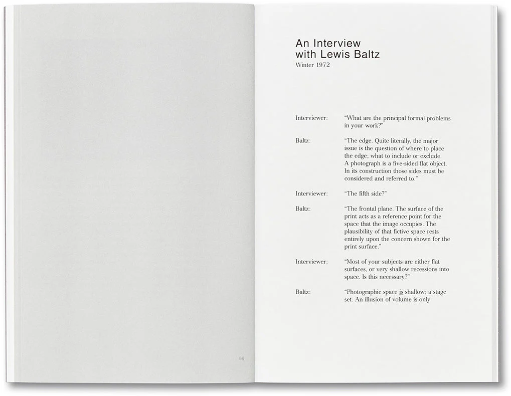 An Interview with Lewis Baltz - Image 13