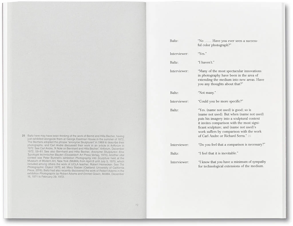 An Interview with Lewis Baltz - Image 16