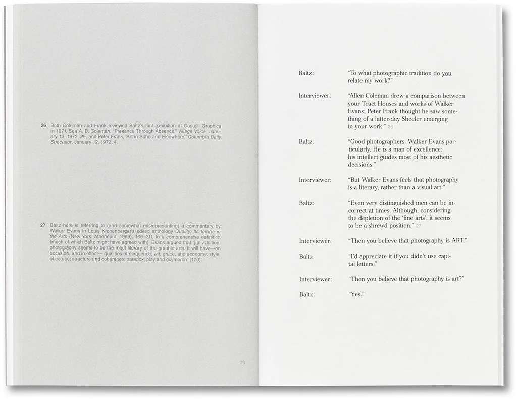 An Interview with Lewis Baltz - Image 17