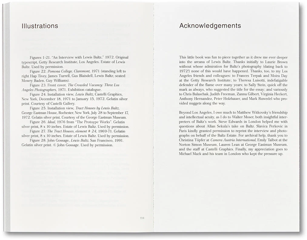 An Interview with Lewis Baltz - Image 19