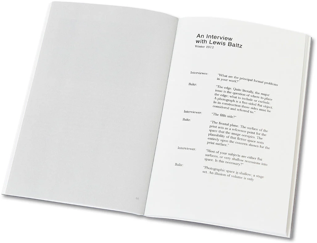An Interview with Lewis Baltz - Image 22