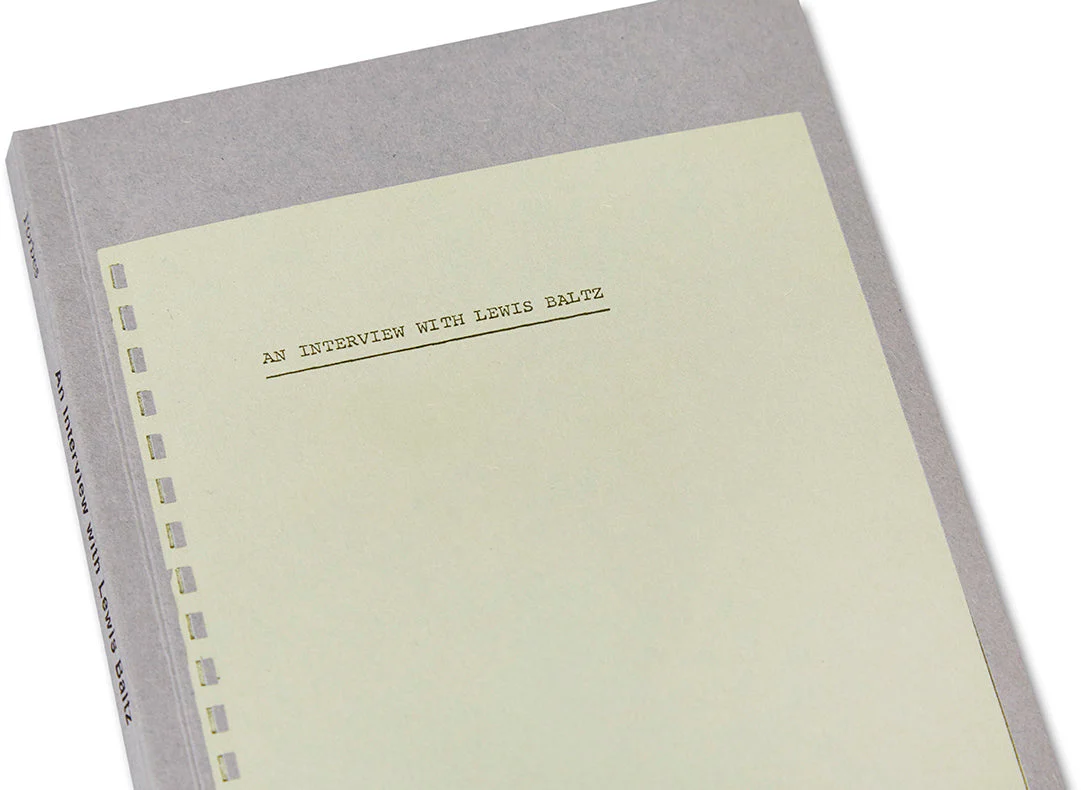 An Interview with Lewis Baltz - Image 25