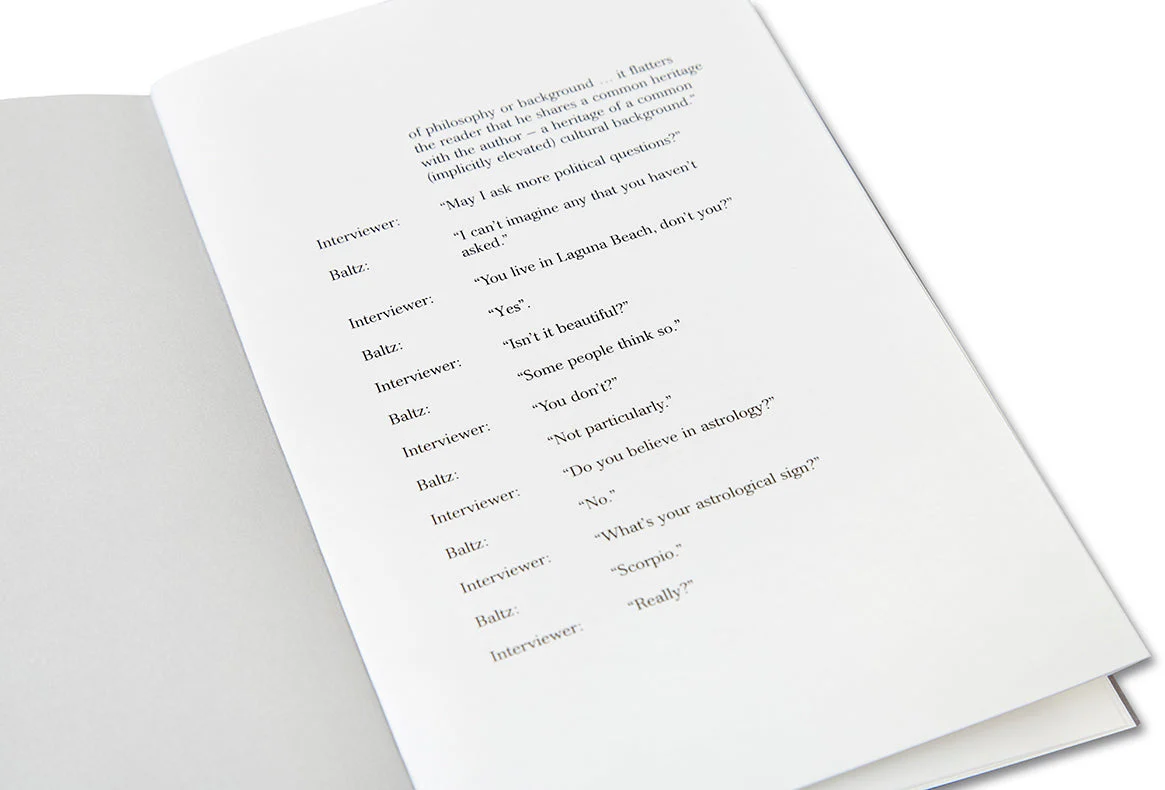 An Interview with Lewis Baltz - Image 26