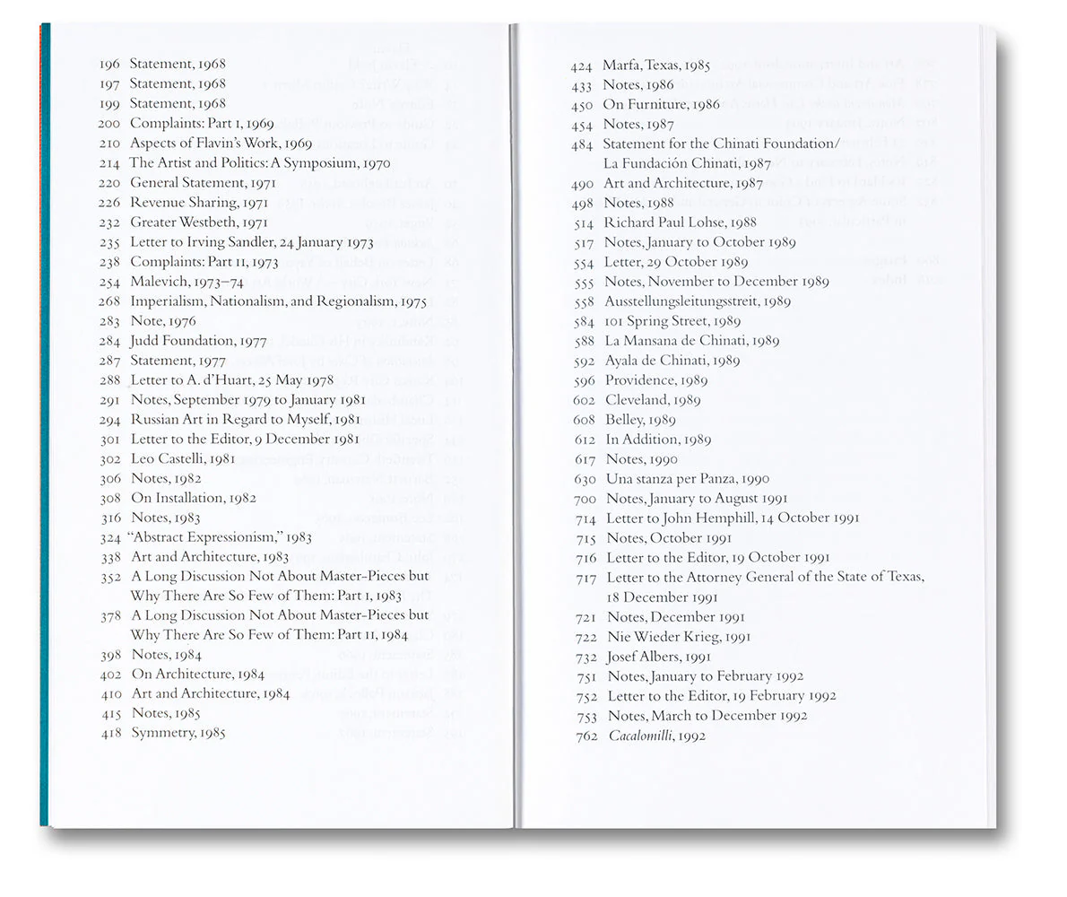Donald Judd Writings - Image 4
