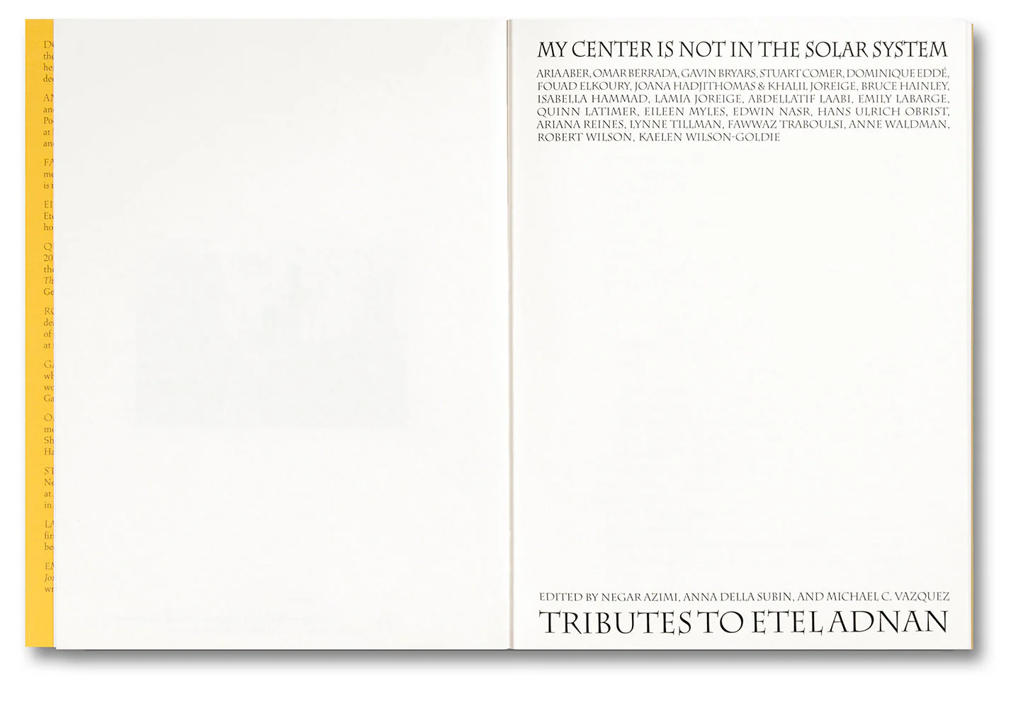 My Center is Not in the Solar System: Tributes to Etel Adnan - Image 4