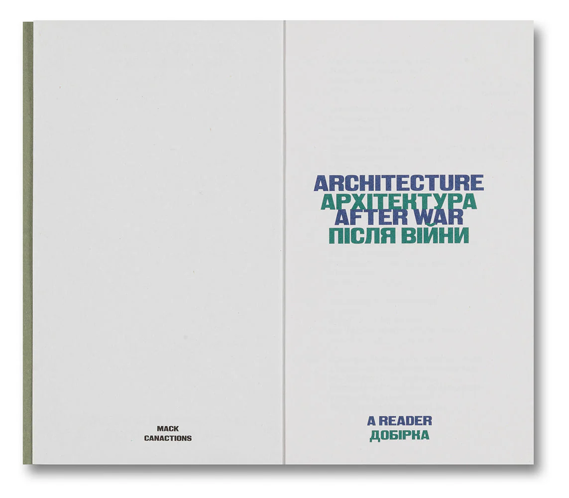 Architecture After War: A Reader - Image 3
