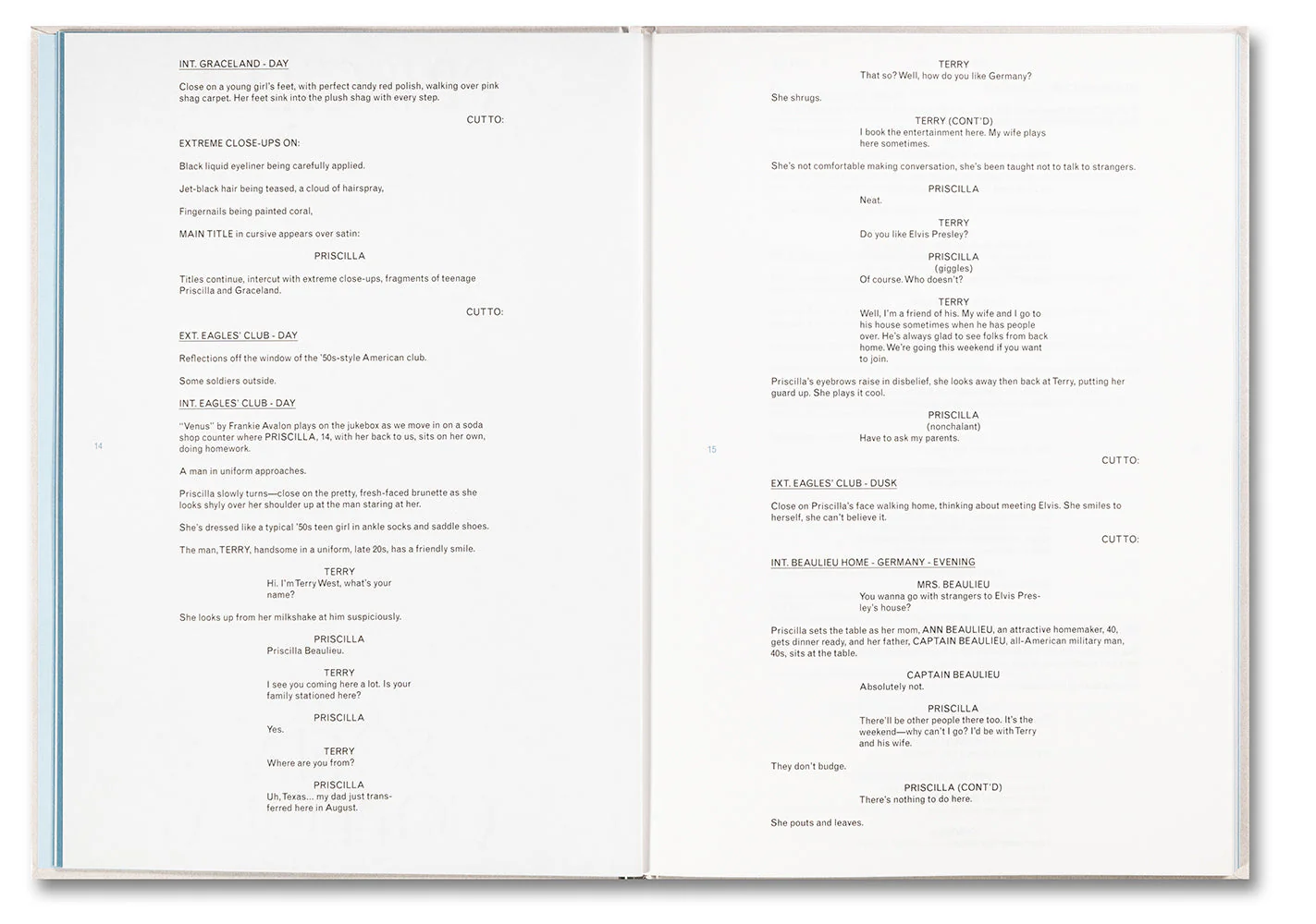 Priscilla Screenplay Book - Image 4