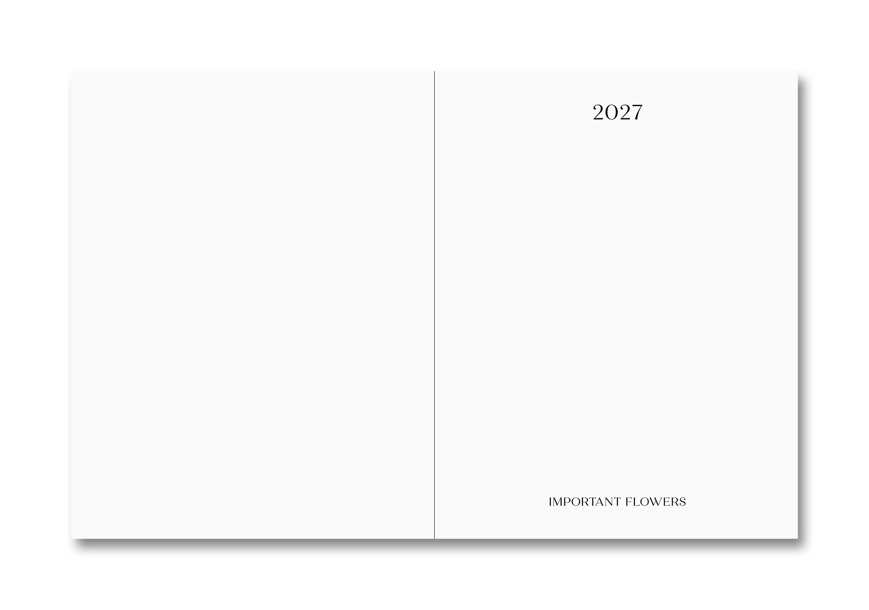 The Important Flowers Planner 2027 - Image 3