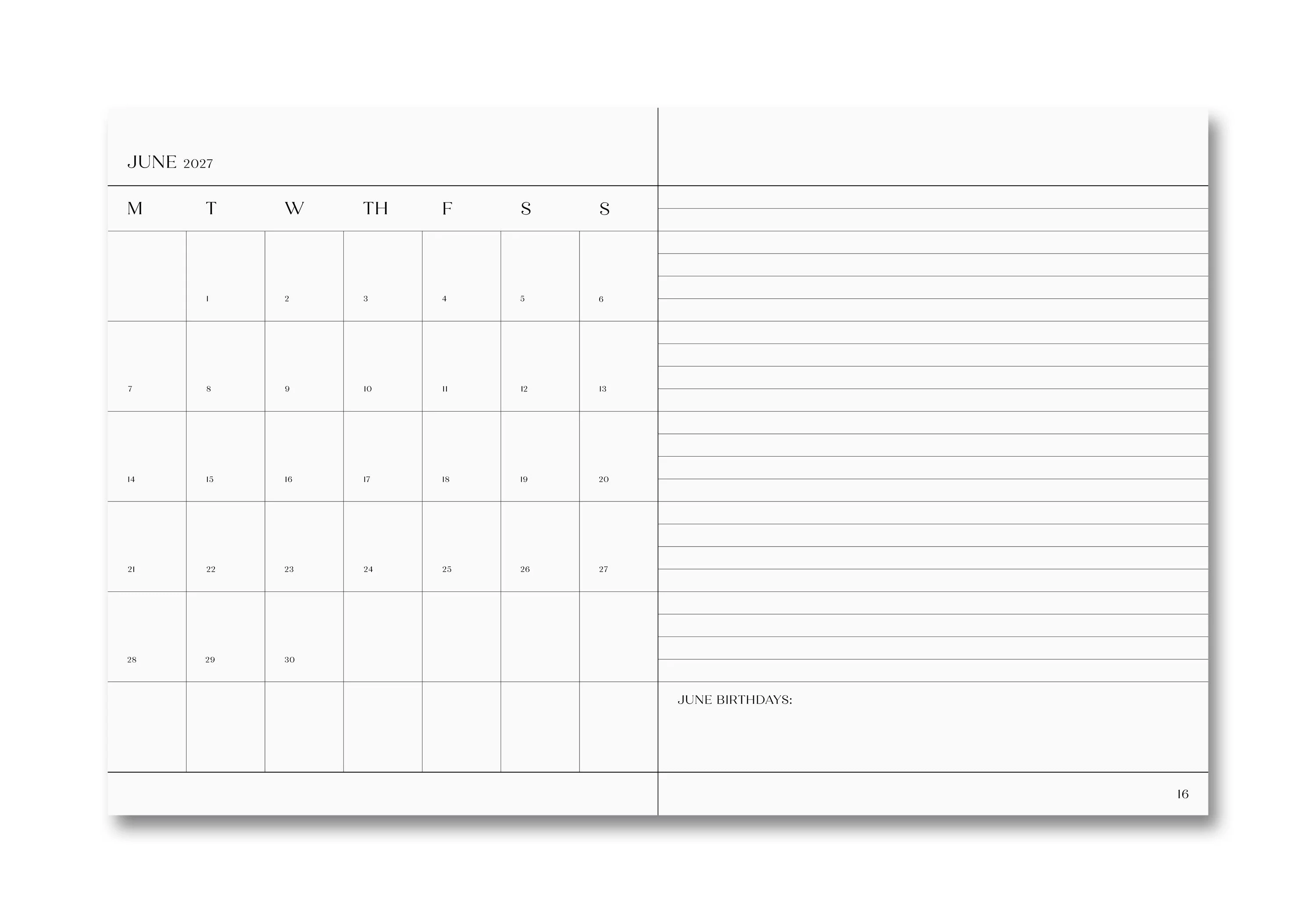 The Important Flowers Planner 2027 - Image 5