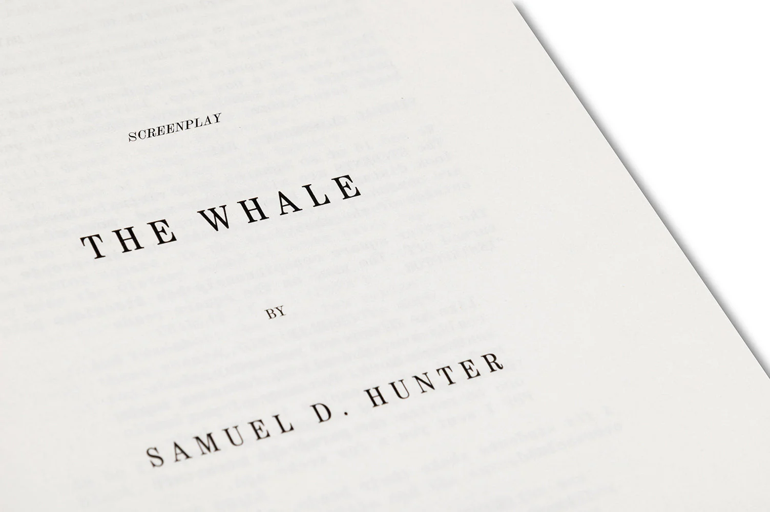 The Whale Screenplay Book - Image 18